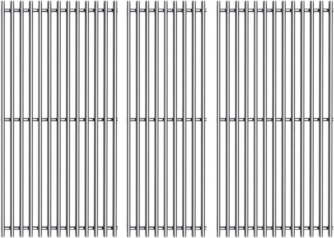 S6G552 (3-Pack) 19.2” SUS304 Stainless Steel Cooking Grates for Weber Summit 600 Series, Summit E-640, S-640, E-650, S-650, E-660, S-660, E-670, S-670 Gas Grills (2007-present)