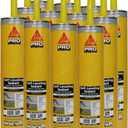 Sikaflex Self Leveling Sealant, Gray, Polyurethane with an Accelerated Curing Capacity for Sealing Horizontal Expansion Joints in Concrete, 29 fl. oz Cartridge, 12 Pack