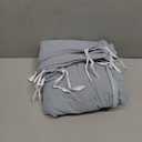 Twin Duvet Cover Washed Microfiber Grey Duvet Cover Set with Bowknot Closure Twin Size 2 Pieces Modern Simple Strap Design for Kids (Twin(66"*90"))