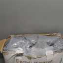 Heated Blanket Throw, Fast Heating Blanket Throw with 1/2/4/6/9/12 Hours Auto-Off 8 Heat Level, 50'' * 60'' Cozy Faux Rabbit Fur Bubble Blanket, Soft Fluffy Warm Blanket(Dark Grey)