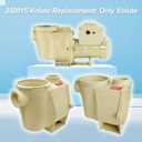 350015 Volute Pump Housing Replacement for WhisperFlo, IntelliFlo VF, VS 3050, VS, VS+ Pool and Spa Inground Pump, Aftermarket Part