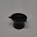 Ceramic Raised Cat BowlTilted Raised Bowl Anti Vomit for Indoor Cats Whisker Friendly Pet Feeder for Cats Puppies, Microwave and Dishwasher Safe (Black)