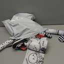 Baby Activity Travel Mobile Arch Bassinet Toy, Black and White High-Contrast Crib Toys, with Rattle and Book, Strolle,Pram and Crib Attachment with Hanging Toys (Ocean)