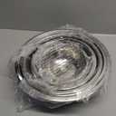 COOK WITH COLOR Stainless Steel Mixing Bowls Set - Nesting Bowls, 6 Pieces, Silver