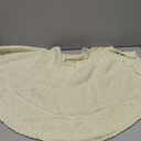 36 Inch Christmas Tree Skirt, Ivory White Knitted Tree Skirt, Vintage Rustic Farmhouse Christmas Decorations Home Party Holiday Xmas Ornaments