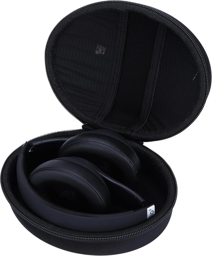 Lebakort Hard Carry Case Compatible with Beats Studio Pro Studio 3 Solo 4 Solo 3 Solo 2 Wireless Noise Cancelling Over-Ear Headphones (Black Case)