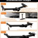 Class 3 Rear Trailer Hitch,2 inch Towing Hitch Receiver Compatible with 2015-2025 Ford Transit-150 Transit-250 Transit-350 E-Transit