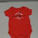 My 1st Valentine Day Newborn Baby Boys Bodysuits Girls Unisex Cute Funny Infant Romper 0-6 months (Hat)