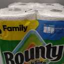 Bounty Paper Towels Quick Size, White, 16 Family Rolls = 40 Regular Rolls