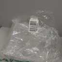 YAGELI Acrylic Napkin Holder for Cocktails – Clear Scalloped Tray and Dispenser for Kitchen, Dining, Bar – Organizes Flat Paper Towels & Disposable Napkins for Weddings, Home, Hotel（5.9x5.9in) 2 Pack