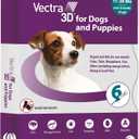 Vectra 3D for Dogs Flea, Tick & Mosquito Treatment & Prevention for Small Dogs (11  20 lbs) , 6 month supply