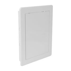 Repa Market 6 x 8 Access Panel for Drywall and Ceiling White ABS Plastic Door Panel, Wall Hole Cover Plate - Rustproof, Easy Access and Installation, Hinged Door for Plumbing Electrical Utility