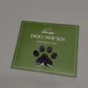 EXPAWLORER Anti Slip Dog Socks to Prevent Licking Paws,Dog Shoes for Cold Winter, Dog Booties for Hardwood Floors, Dog Boots & Paw Protectors with Grippers for Small Medium Large Senior Dogs Black XS