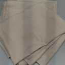 Fitable Faux Linen Beige Tablecloths 2 Pack, Faux Burlap Fabric Table Clothes for Rectangle Tables, Rustic Wrinkle-Proof Table Covers for Kitchen Dining, Party, Farmhouse, Baby Shower (54 x 78 Inch)