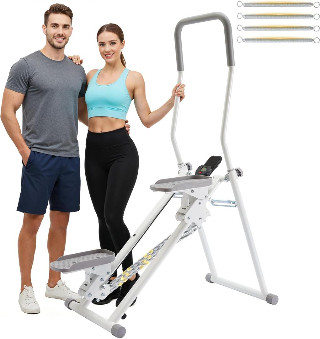 Stair Stepper for Home Vertical Climber, Foldable Full Body Exercise Aerobic Climbing Machines