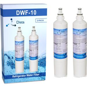 Dista Refrigerator Water Filter (2-Pack) Compatible with LT600P, LG 5231JA2006A, LG 5231JA2006B, Kenmore 46-9990
