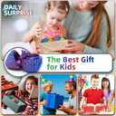 4 Pack 3D Printed Dragon in Egg - Mini 3D Eggs with Articulated Crystal Dragon Inside, Cute Fidget Toy, Birthday Gift, Desk Pet Figure, Easter Basket Essentials (4A1)