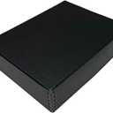 Lineco, 8x10 Museum Archival Storage Box, Drop Front Design with Metal Edge, AcidFree, Preserveor for Photos, Documents, Crafts, DIY, Black