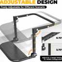 Auto Dynasty Folding Tire Step for Pickup Truck, SUV and RV, Adjustable Portable Mounted Wheel Step Fit Most Tire from 9" to 13", Rated up to 330 Lbs, Non-Slip Texture Surface