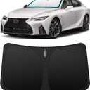 INSAUTO Custom Fit Windshield Sun Shade Accessories for Lexus is 2014-2025, Foldable Front Window Sunshade, UV & Heat Reflector, Keeps Interior Cool, Includes Storage Bag