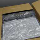 Dog Stairs with Storage, 5-Step Chessboard Plaid Handcrafted Dog Steps for Small Medium Dogs Cats, Folding Sturdy Pet Stairs Climbing Bed or Sofa, Grey (39"×13.4"×20.5")