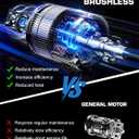 LUXTER 20V Brushless 5-in-1 Pole Saw & Hedge Trimmer, 15FT Reach, Auto-Oil