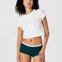 3 x Calvin Klein Carousel Logo Cotton Stretch Boyshort Panties, 3 Pack (Medium)