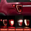 Tail Light Compatible With 2016 2017 2018 2019 Ford Explorer Left Driver Side LED Taillight with Harness and bulbs Replace FB5Z13405A