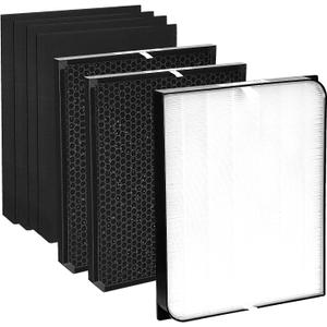 3500 Filter Replacement Set Plastic Frame Compatible with AD3000/AD3500, 3500i, 3000M, 3000Pro Air Purifier 7-Pack