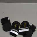 QUMY Dog Shoes for Large Dogs, Medium Dog Boots & Paw Protectors for Winter Snowy Day, Summer Hot Pavement, Water-Resistant in Rainy Weather, Outdoor Walking, Indoor Hardfloors Skid-Resistant Sole (Size 3: 2.0''x2.5''(W*L) (Pack of 4))