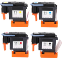 4 Pcs Printer Printhead, Magenta Black Cyan Yellow Print Replacement for HP Designjet 100 110 111 500 510 800 813 850, GYZOUKAds2z375uec
