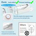 Electric Nasal Aspirator with Storage Box, 70Kpa Electric Nose Suction Nose Sucker for Baby,3 Silicone Tips,9 Suction Levels,Light Function,Anti-Reflux Design,BC-026