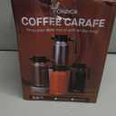 Vondior Coffee Carafe 35oz/1.0L - 24Hours Coffee Thermal- Insulated 304 Stainless Steel Hot Beverage Dispenser - Thermal Coffee Carafes For Keeping Hot/Cold Coffee, Drink Dispenser for Parties