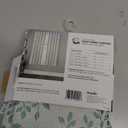 Zenna Home Easy to Install Window Curtain, Simon, with Grommet Top (1 Panel), 40 inches x 63 inches, Silver (Floral)