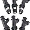OEM 25323971 25323972 25322180 Set of 6PCS Fuel Injector Nozzle Compatible With Buic-k Chev-y Pontia-c 3.1L 3.4L 3.8L