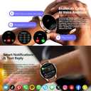 Smart Watch for Men Built-in GPS with Map(Answer/Make Call/Text), 1.46" AI Smartwatch for Android Phones/iPhone, 100+ Sport Mode Fitness Tracker with Health/Sleep Monitor, Compass/Barometer(2 Straps)