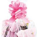 Wowfit Cello Bags,10 CT 18x30 inches Clear Cellophane Bags Perfect for Gift Baskets, Presents, Weddings, Bridal/Baby Showers and More (Flat, No Gusset, Ribbon Not included)