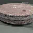 12 x Omuriko Pink Charger Plates Set of 12, 13" Plastic Chargers for Dinner Plates, Thanksgiving, Christmas Party Banquet Serveware Supplies