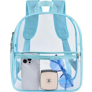 Oraben Clear Backpack for Stadium Events Stadium Backpack Waterproof 12x6x12 Clear Bag for Adult Concert Sport Work