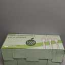 [1000 Count] Compostable Spoons Disposable Spoon Bulk Biodegradable Silverware Bulk Compostable No Plastic Utensils Heavy Duty Disposable Silverware Heat Resistant Cutlery for Party Daily Serving