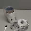 Milk frotherElectric milk frother,Fully automatic milk frotherAutomatic milk frother Electric for Hot & Cold Froth, Froth Or Heat MilkAutomatic off & Easy Cleaning, Silent Operation (White)