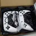 FCHOZY 2026 Upgraded Retro Gaming Console, Classic Video Games with 4K HDMI, 20,000+ Games and 23 Emulators, Nostalgia Game Stick Pro, Upgraded Dual 2.4G Wireless Controllers 64GB (White)