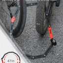 ROCKBROS Folding Bike Lock 120cm/47.24inch with 2 Keys Bike Locks E Bicycle Non Theft Heavy Duty Electric Scooter Lock for Ebike Motorcycle E Bicycle