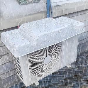 Outdoor AC Condenser Cover for Outside Unit, Mini Split Compressor Cover Durable 4mm Plastic Universal Top mounting Air Conditioner, Protector from Rain, Snow, Sun & Debris36x16.1in
