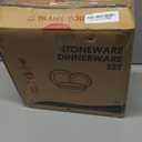 LIANYU Dinner Plates Set of 4, 10.5 Inch Large & Round Porcelain Dinner Plates, Stoneware Dishes Set for Serving Salad, Dessert, Appetizer, Oven, Microwave & Dishwasher Safe, Stackable, Four-color