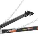 VEVOR Tow Bar, 5500 lbs Towing Capacity with Chains, Powder-Coating Alloy Steel Bumper-Mounted Universal Towing Bar, Coupler Fits 2-Inch Ball Hitch, 39.4-Inch Opening Width, for RV Car Trailer Truck