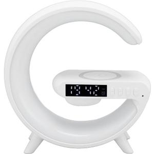 Zopsc Alarm Clock with Charging Station, Speaker, Music Synchronization, Remote Control, Smart Light Sound Machine with Compatible Scope for iOS for Android