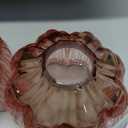 Plug in Wall Sconces,Plug in Wall Lamp, Vintage Wall Light with Pink Tulip Glass Lampshade, 3-Way Dimmable with Dual Switches, No Wiring Needed for Bedroom Wall Decor and Hallway