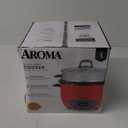 Aroma Housewares 14-Cup (Cooked) (7-Cup UNCOOKED) Pot Style Rice Cooker and Food Steamer (ARC-747-1NGR) , Red