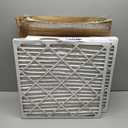 Aerostar 21x21x1 MERV 8 Pleated Air Filter, AC Furnace Air Filter, 6 Pack (Actual Size: 20 7/8" x 20 7/8" x 3/4")